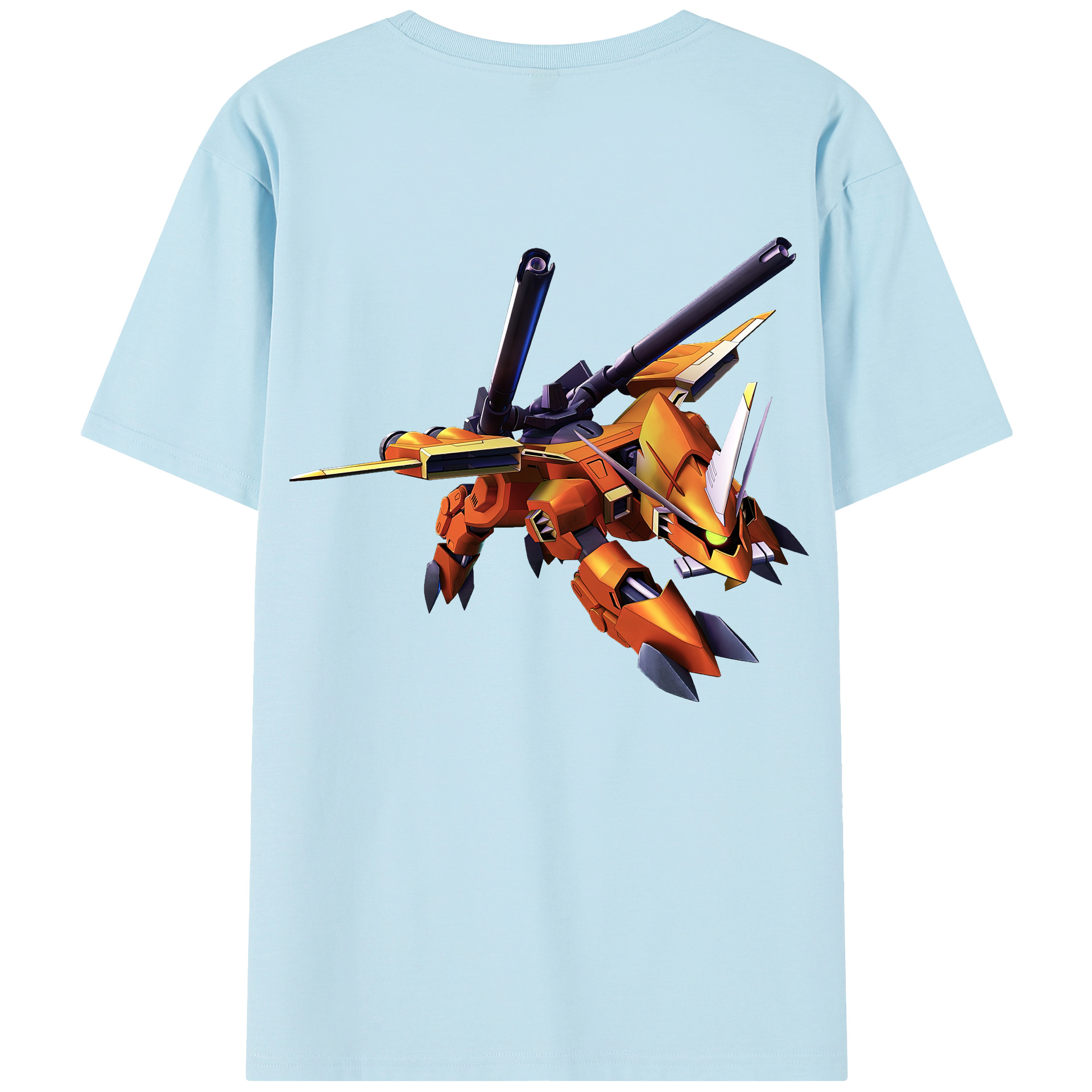 （画像用） 機動戦士ガンダム Mobile Suit Gundam 綿100％半袖Tシャツ（背面プリント）